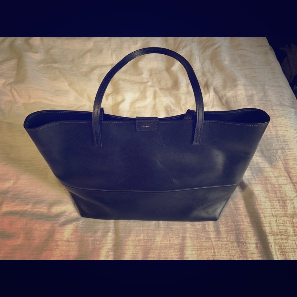 Shinola leather bag